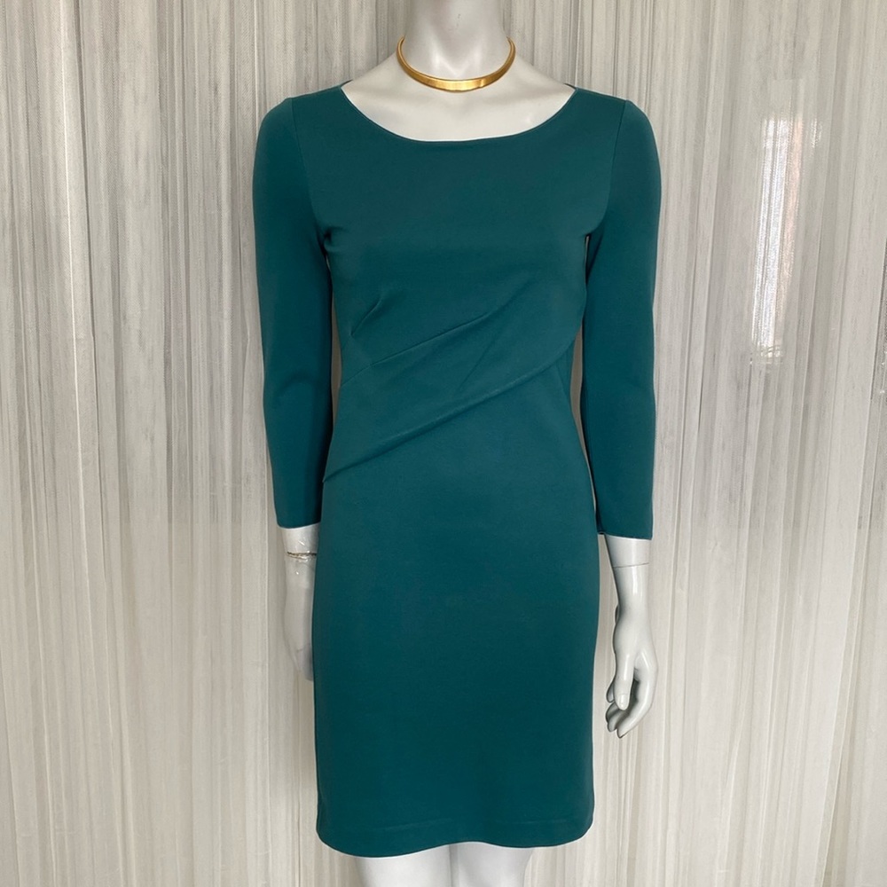 REDUCED! Emporio Armani Made in Italy 🇮🇹 teal green short dress! Very flattering